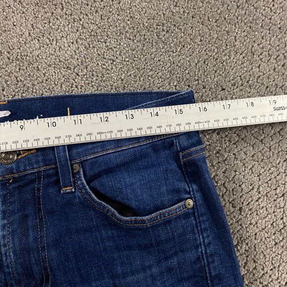 7 For All Mankind Slimmy Jeans Men's 29 Measures 31.5 x 32.75 Blue Stretch - Picture 10 of 14